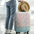 thumbnail image 3 of Travel Luggage Cover Suitcase Protector Fits 18-32 Inch Luggage Wheel Covers Patterned Travel Related Items Flower Luggage Protector Elastic Luggage Anti-scratch Suitcase Cover L, 3 of 6