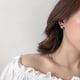 thumbnail image 5 of Brushed Earring Design French Earrings Exquisite Jewelry for Women A, 5 of 5