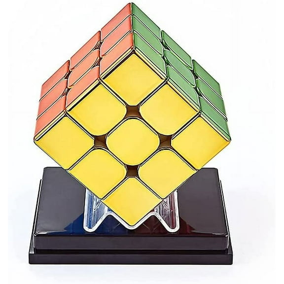 3x3 Magnetic Speed Cube Stickerless Mirror Reflective Puzzle Shiny Cube 56mm