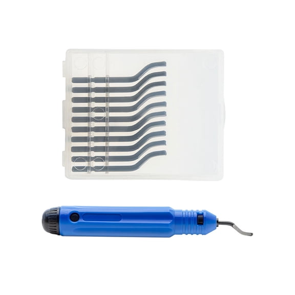 Deburring Tool Deburrer with Plastic Handle 360 Degree Rotatable Deburring Tool Plastic Printer Burr Remove Tool