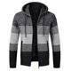 thumbnail image 2 of Sudadera con capucha para hombre, jersey de punto, tipo cárdigan, 2 of 5