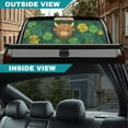 thumbnail image 5 of SEANATIVE Truck Rear Window Decal 66.9" x 22.4" Easy to Install Car Decor St. Patrick's Day Graphic Decal for Pickup Truck SUV Back Window, Cartoon Highland Cow Shamrock Green, 5 of 7