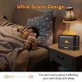 thumbnail image 4 of Flame Humidifier Aroma Diffuser Ultrasonic Air Humidifier with 3 Flame Color Auto-Off Protection Mute USB Powered for Home Office Yoga, 4 of 5