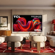 TCL 98” QM8L Series SQD-Mini LED QLED Smart Google TV (NEW 2026) - TCL Deep Color System with Super QLED, Up to LD4000 Precise Dimming Series, Up to HDR6000 Peak Nits, WHVA 2.0 Ultra Panel - 98QM8L