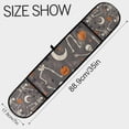 thumbnail image 3 of Yayeee Double Oven Mitt Kitchen Heat Resistant Baking 35" x7" Quilted Glove, Gray Halloween Skeleton, 3 of 6