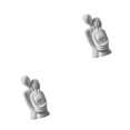 thumbnail image 1 of Advancent Pareja estatuilla abrazando estatua abrazado amante ornamento decoración del hogar blanco Blanco 2Conjunto, 1 of 1
