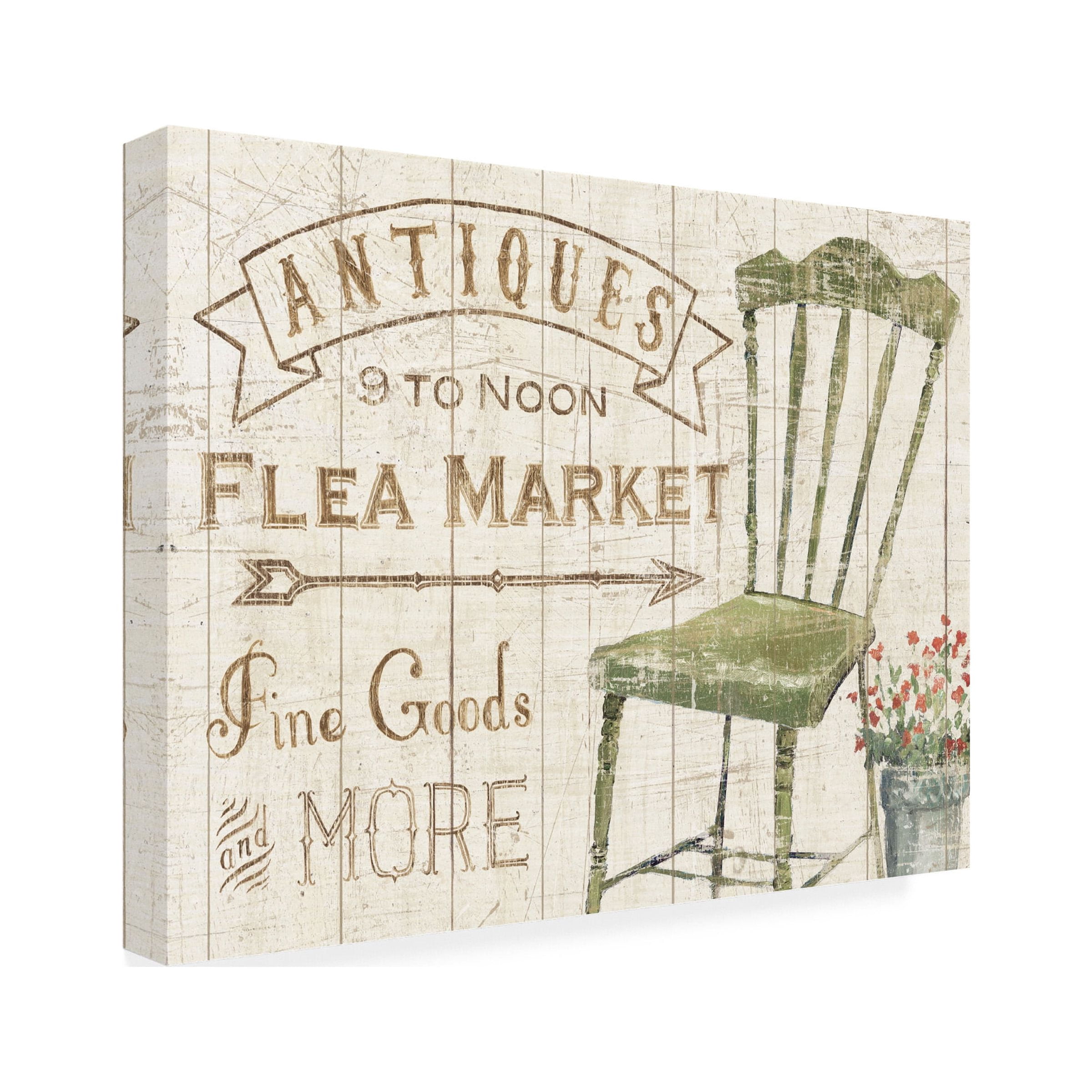 Wild Apple Portfolio 'Flea Market Horizontal' Canvas Art