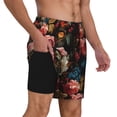 thumbnail image 2 of Daiia Rose Flowers Mens Swim Trunks Swim Shorts Quick Dry Swim Shorts with Mesh Lining Pockets-XX-Large, 2 of 9