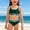 Dark Green, variant on Girls Two Piece Swimsuits Adjustable Bikini for Girls Comfortable Soft Swimwear with Removable Cups Beach Pool Two Piece Bathing Suit