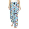 thumbnail image 2 of Goofa Gnome Pool Party Printed Soft Pajama Pants for Women, Wide Leg Comfy Casual Lounge Yoga Pants-X-Large, 2 of 9