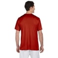 thumbnail image 2 of Hanes T-Shirt pour Homme Cool DRI Sans Étiquette, s, Rouge Foncé, 2 of 3