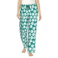 thumbnail image 1 of Balery Green Baseball Pantalones de pijama para mujer, pijamas ultraligeros, pantalones de estar por casa-3X-Large, 1 of 6