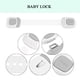 thumbnail image 5 of Cerradura Para Niños Pequeños Cerradura Larga De Seguridad Ajustable Multifunción Mantenga Al Bebé Seguro Para La Puerta Del Refrigerador Del Gabinete Del Cajón ANGGREK  Otros, 5 of 8