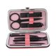 thumbnail image 2 of Juego de herramientas de manicura de acero inoxidable, 8 Uds., cortaúñas, lima de uñas, kit de agujas para eliminación de espinillas, color rosa, 2 of 8