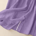 thumbnail image 5 of Jerdar Women's Cotton Linen Summer Skirt Colorblock Elastic Waist Flowy Midi Skirt with Drawstring Pockets for Daily Wear L, 5 of 8