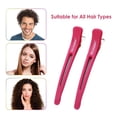 thumbnail image 3 of Pinzas de rodillo para el pelo con pico de pato, pinzas profesionales para peinar el cabello, pinzas para cortar el cabello en secciones, 3 of 6