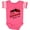 Football Pink and White, variant on Inktastic My Grandma Loves Me with Cute Ladybugs Boys or Girls Baby Bodysuit
