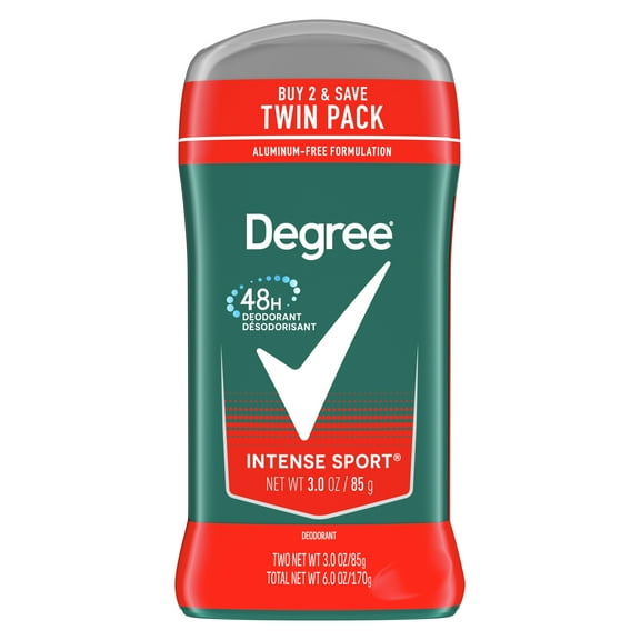 Degree Men Intense Sport 24H Deodorant, 3 oz, 2 count
