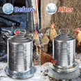 thumbnail image 2 of Bebedero para de Corral con Base Calefactable, Calentador de Agua para Pollos para Descongelador de Invierno con Base Calefactable con Interruptor y Enchufe de la UE, 2 of 6