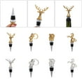 thumbnail image 5 of Alloy Deer Head Leak Proof Kitchen Gadgets Champagne Bottles Stoppers Wine Stopper Beverage Bottle Cap Wine Cork ROSE GOLD LION HEAD, 5 of 8