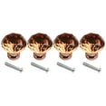 thumbnail image 2 of Rose Gold Diy Unique Color Pull Handle Crystal Cabinet Drawer Door Knob 30Mm, 2 of 10