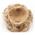 thumbnail image 2 of Synthetic Messy Hair Bun Extension Chignon Hair Piece (8A#-Light Chestnut Brown), 2 of 2