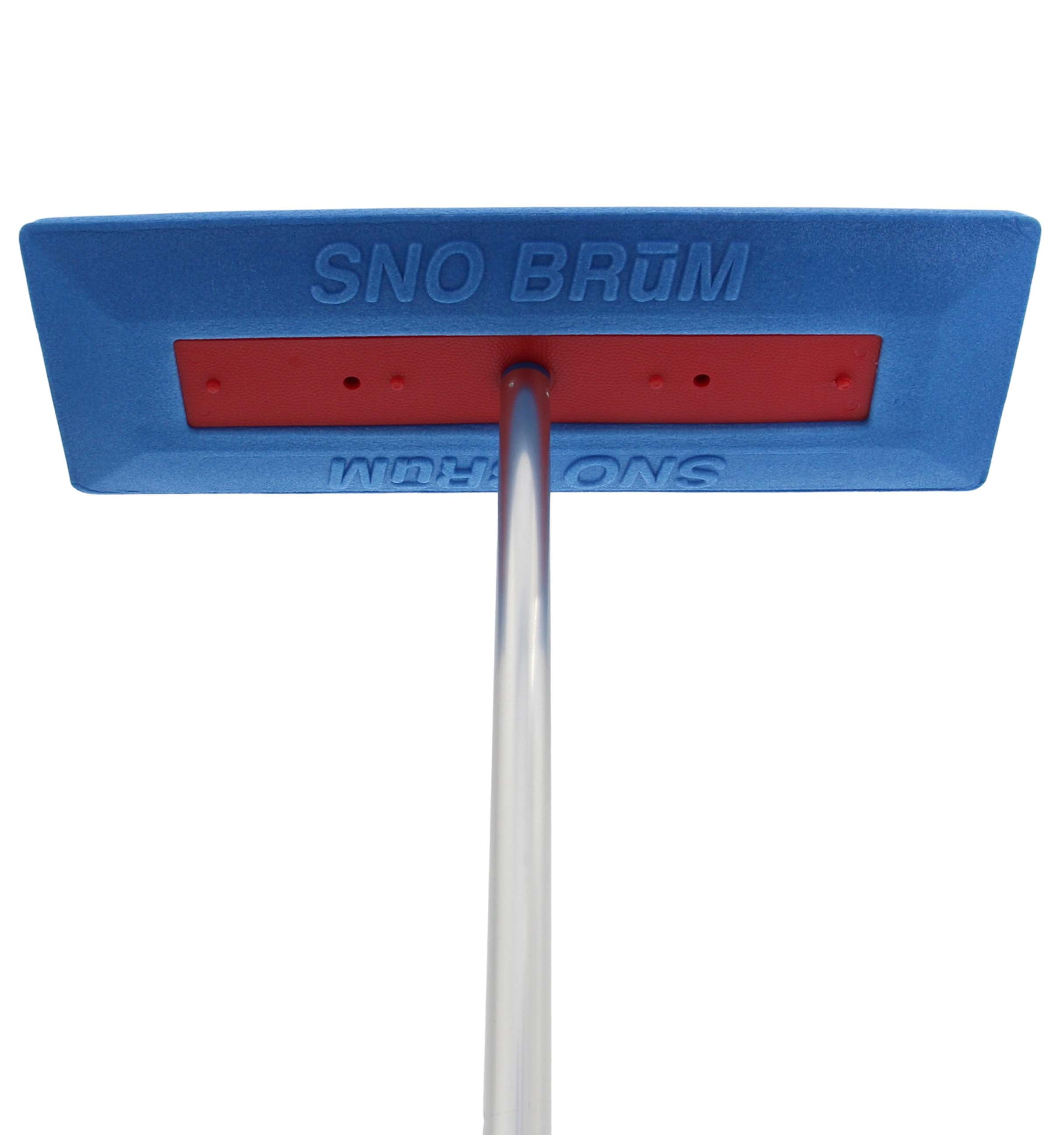 Quickly Remove Heavy 48” Handle Professional Grade Snow Remover Tool / Brush for Vehicles SnoPro by SnoBrum Wet Snow from Multiple Cars Scratchfree Push-Broom Design 