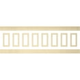 thumbnail image 6 of Ekena millwork 94 1/2"L (Adjustable 32"H to 36"H) Ashford Square Panel Traditional Wainscot Paneling Kit, 6 of 10