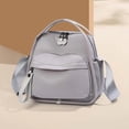 thumbnail image 4 of Women's Elegant Solid Color Shoulder Bag Fashionable Zipper Crossbody Bags Soft Top Handle Handbag Purse, 4 of 12