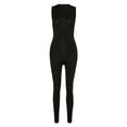 thumbnail image 3 of Heliisoer Combinaison de Sport Taille Haute Sans Manches Couleur Unie Mode Décontractée pour Femmes, 3 of 5