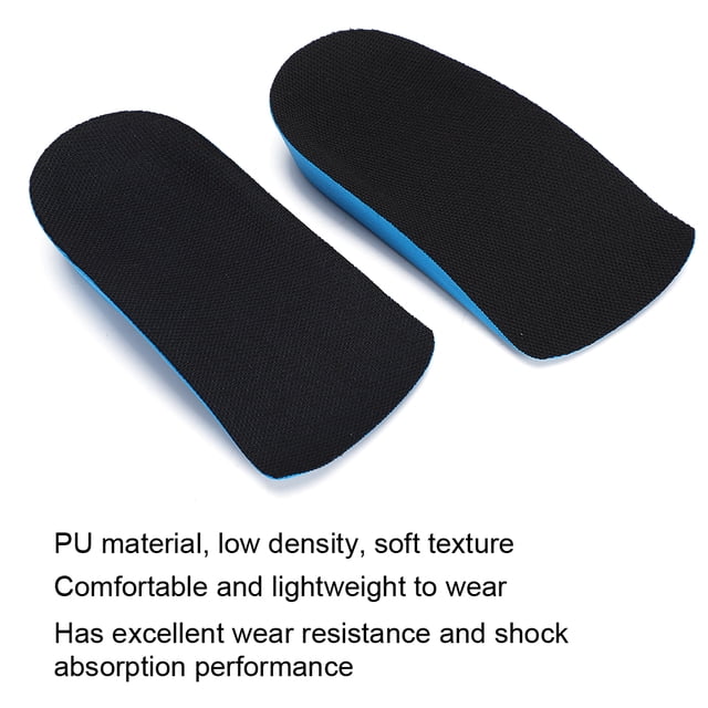 Espíritu Fe 1 Par PU 2-4 CM COMODO DEPORTES AUNTO DE MEDIOS ALGUAS COJÍN PARA EL PASTEL PLANTILLAS PARA ZAPATOS QUE AUMENTAN LA ALTURO APLICABLE PARA CAMINAR