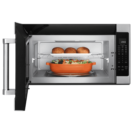 KitchenAid - 2.0 Cu. Ft. Over-the-Range Microwave with Sensor Cooking - Stainless Steel