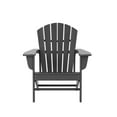 thumbnail image 3 of WestinTrends Dylan 5-Piece Outdoor Patio HDPE Adirondack Chair With Round Coffee Table Conversation Set, Gray, 3 of 12