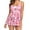 Pink, variant on BLTIBY Womens 2PC Tankini Swimsuits Sleeveless Printed Halter Swimsuit Dress with High Waisted Shorts Tummy Control Bathing Suits Athletic Swimwear 2025 Black M