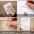 thumbnail image 4 of 100 Pieces Transparent Double-Sided Tape Stickers, Includes 50 Pieces Round Adhesive Sticker and 50 Pieces Square No Traces Stickers for Decorations, Toy, Picture, Dashboard, Windshield, Wall, Tile, 4 of 7