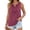 Wine, variant on longantii Womens Sleeveless Tank Tops Summer V Neck Lace Front Tops Boho Vacation Beach Blouse Wine XXL