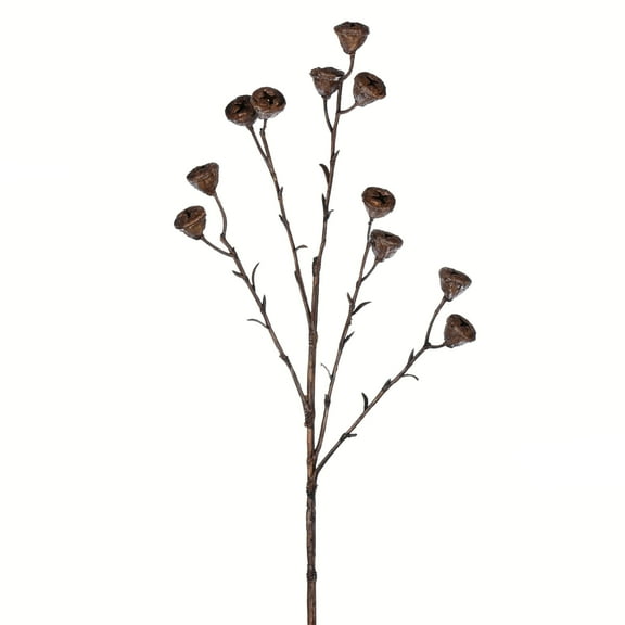 Vickerman 26" Artificial Brown Labill Spray. Includes 4 sprays per pack.