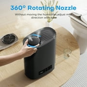 ALROCKET 6L Humidifier, Cool Mist Humidifiers for Bedroom Large Room Home,Top Fill, Smart Humidity Control,Oil Diffuser,Timer, Black