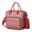Red-22, variant on Retro Tribal Rustic Style Lunch Bag - Large Waterproof Tote for Office Workers