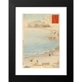 thumbnail image 2 of Kobayashi Kiyochika 13x18 Black Modern Framed Museum Art Print Titled - The Island Enoshima (1896), 2 of 5