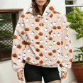 thumbnail image 4 of Xijirk Halloween All‑Over Print Pet Pouch Hoodie Kangaroo Carrier Pocket Drawstring Pullover Size:S, 4 of 6