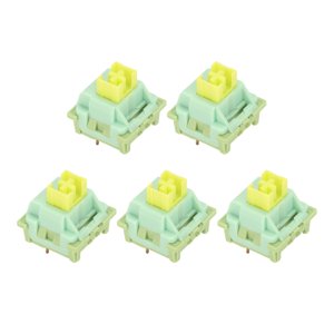 Commutateur de clavier, 45pcs Interrupteurs de clavier mécaniques, interrupteurs de touches de boîte pour claviers de jeu mécaniques, rétroéclairage imperméable DIY Commutateur de clavier pour personnaliser, fruits Series