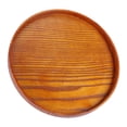 thumbnail image 2 of Serving Tray,Round Natural Serving Tray Plate Tea Food Server Dishes Water Drink Platter(??27cm), 2 of 8