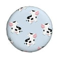 thumbnail image 2 of Gaeub Cute Farm Cow 14-17in Tire Cover, Spare Tire Cover, for Camper Caravan, Trailer, Car, Truck, SUV, Jeep - 15 inch, 2 of 9
