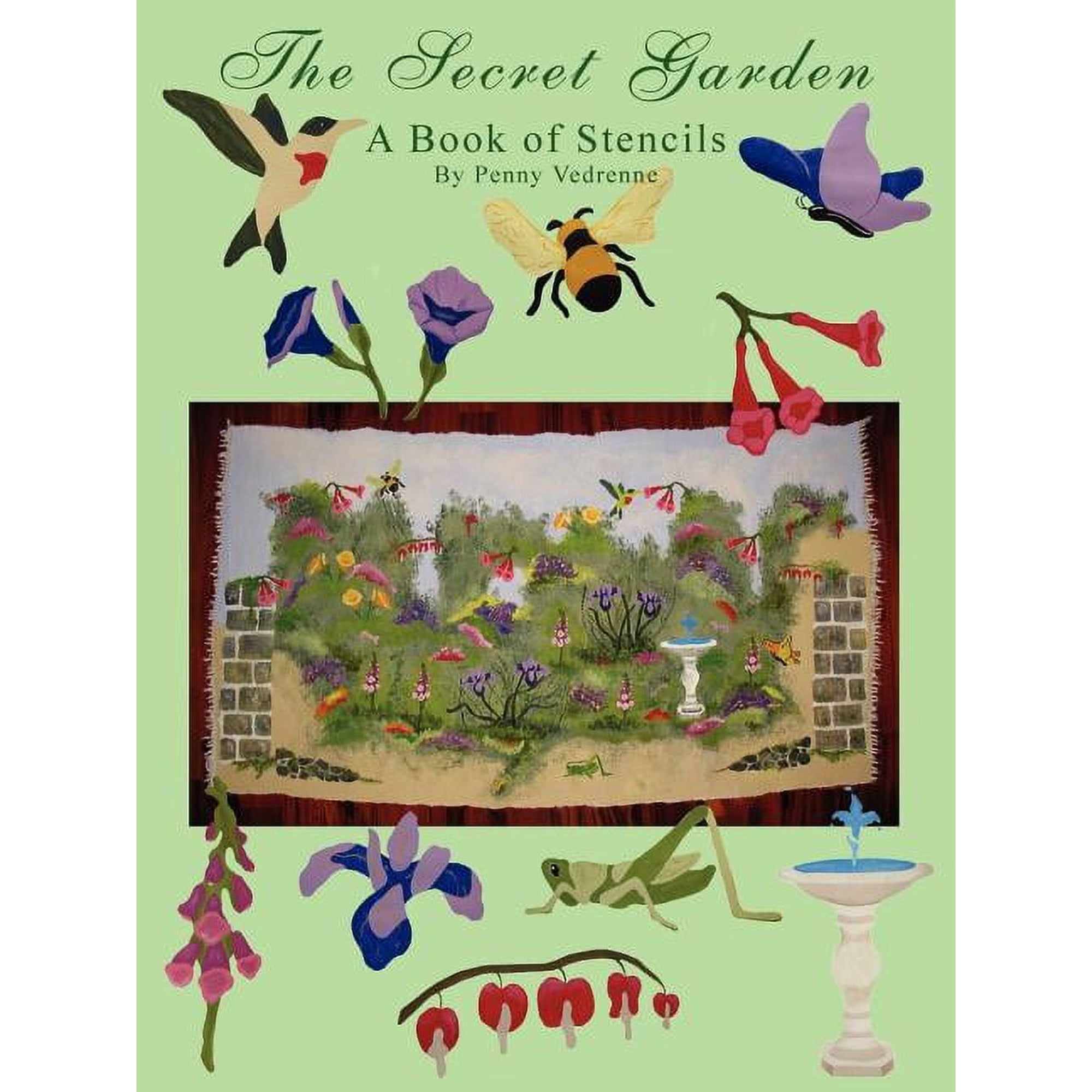 The Secret Garden: A Book of Stencils, (Paperback)
