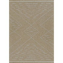 Couristan Naturalistic Rattan Indoor/ Outdoor Area Rug, Natural-Cream, 2'7" x 9'10" Runner