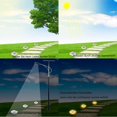 thumbnail image 3 of 1 lámpara de 4 LED de colores, luz solar para exteriores con control remoto, luces solares para caminos, luces de ladrillo para estanques al aire libre, caminos de tierra, jardines y patios, 3 of 5