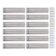 thumbnail image 3 of Juego de 12 tornillos separadores de acero inoxidable, tornillos publicitarios de 19x80mm, accesorios de montaje para colgar marcos de fotos acrílicos, 3 of 8