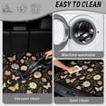 thumbnail image 5 of COEQINE Universal Auto Cargo Mat 29" x 39", Scratch-proof Non-Slip Dog Trunk Cover Stylish Car Accessory Fits Most Cars, SUVs & Trucks, Butterfly Floral Black, 5 of 7