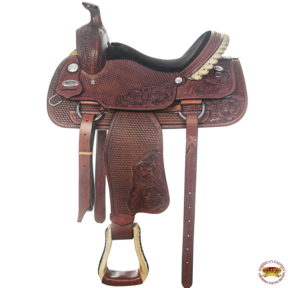Western Horse Saddle Roping Trail Pleasure Child Youth Leather Tack U-I151 